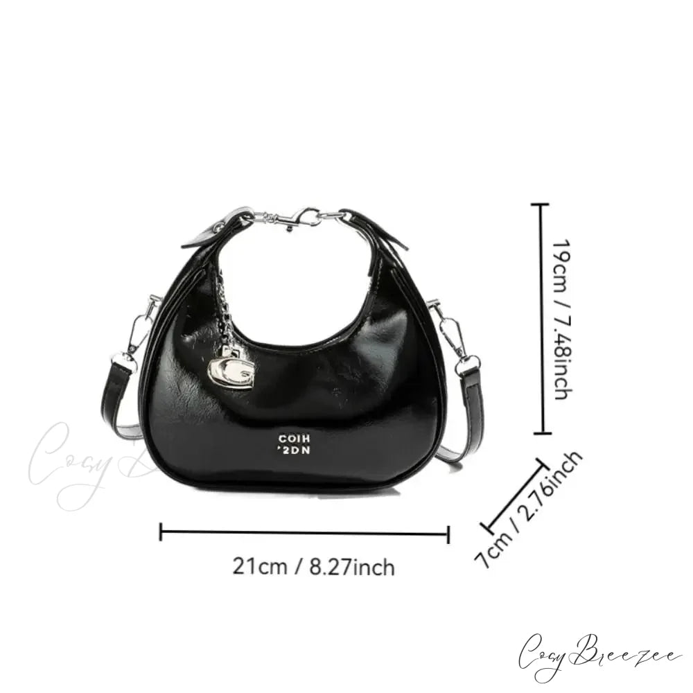 Simple Versatile Solid Shoulder Messenger Handbag handbag-250126