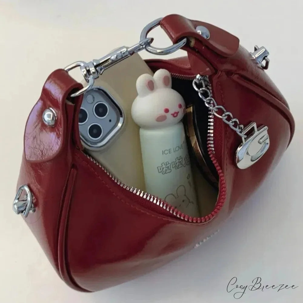 Simple Versatile Solid Shoulder Messenger Handbag handbag-250126