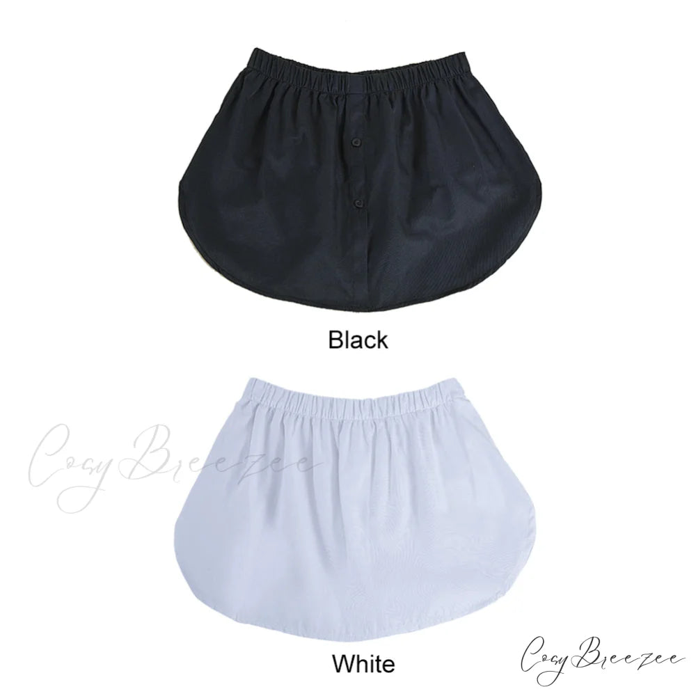 Skirts High Hoodies Extender Sweaters Slips Elastic Half Womens Waist Split Hemline