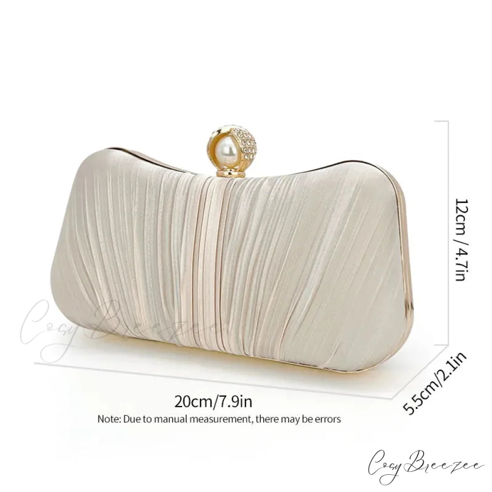 Socialite Dinner Clutch apricot wristlet-250126