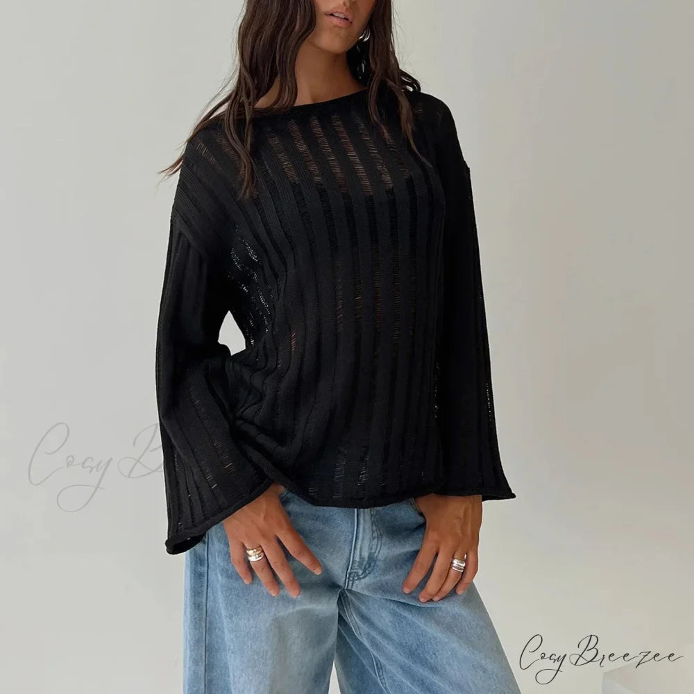 Solid Color Loose Warm Sweater swraters-241228