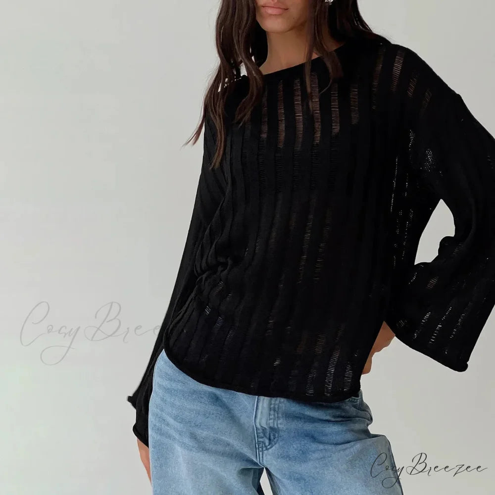 Solid Color Loose Warm Sweater swraters-241228
