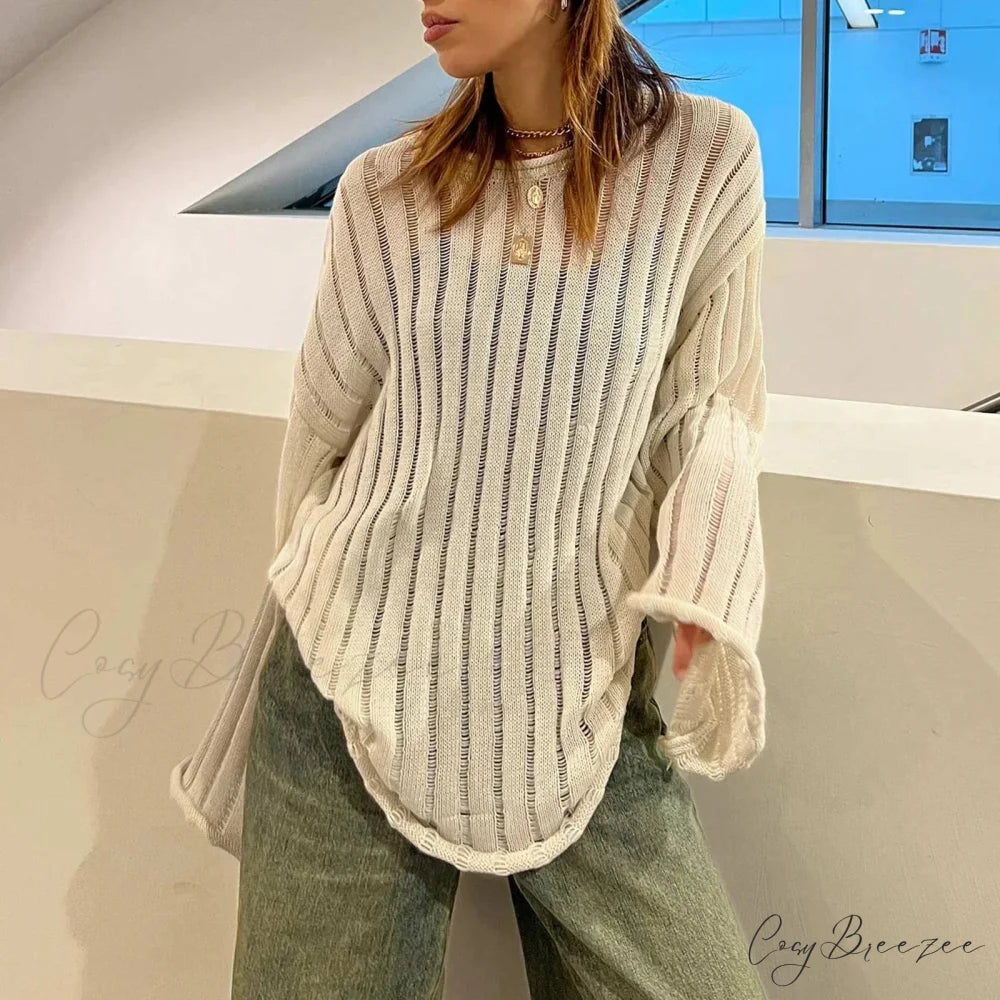 Solid Color Loose Warm Sweater swraters-241228