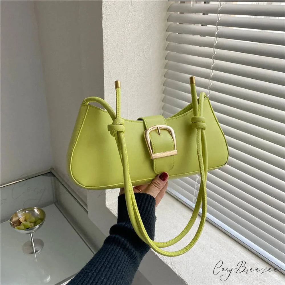 Solid Color Trendy Small Bag shoulder-250126