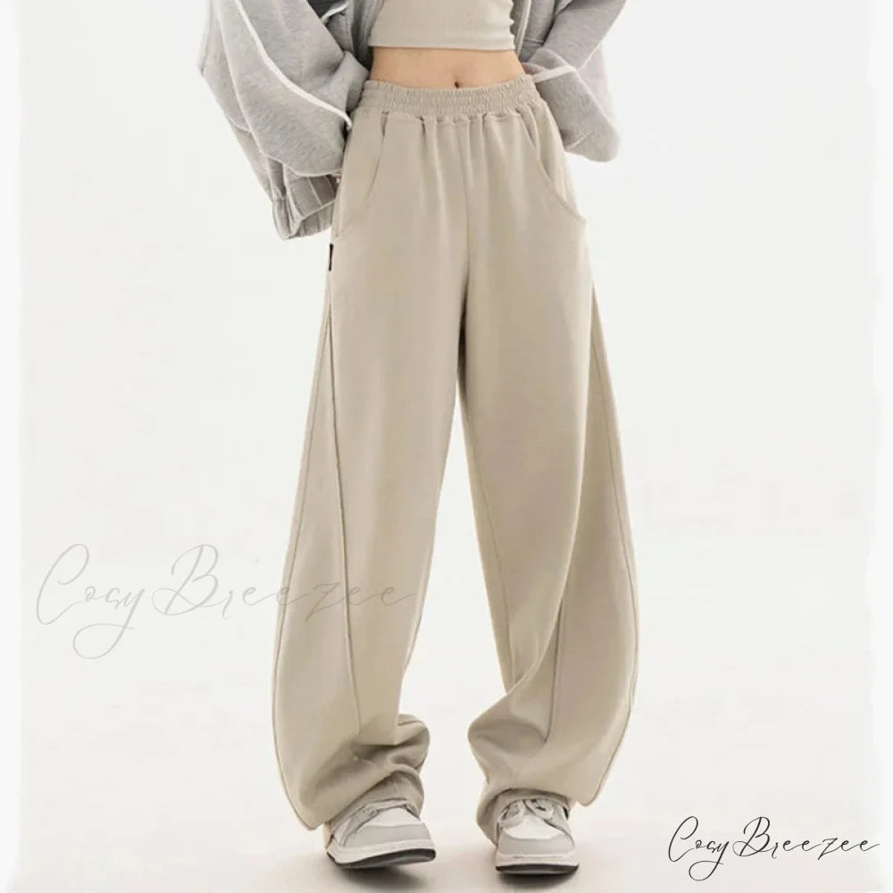 Solid Relaxed Street Dance Pants pants-241228