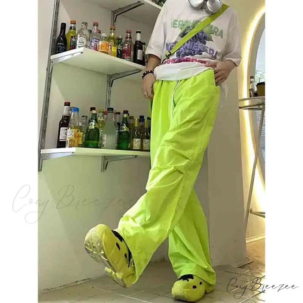 Spicy Girl Relaxed High Waist Pants pants-241228