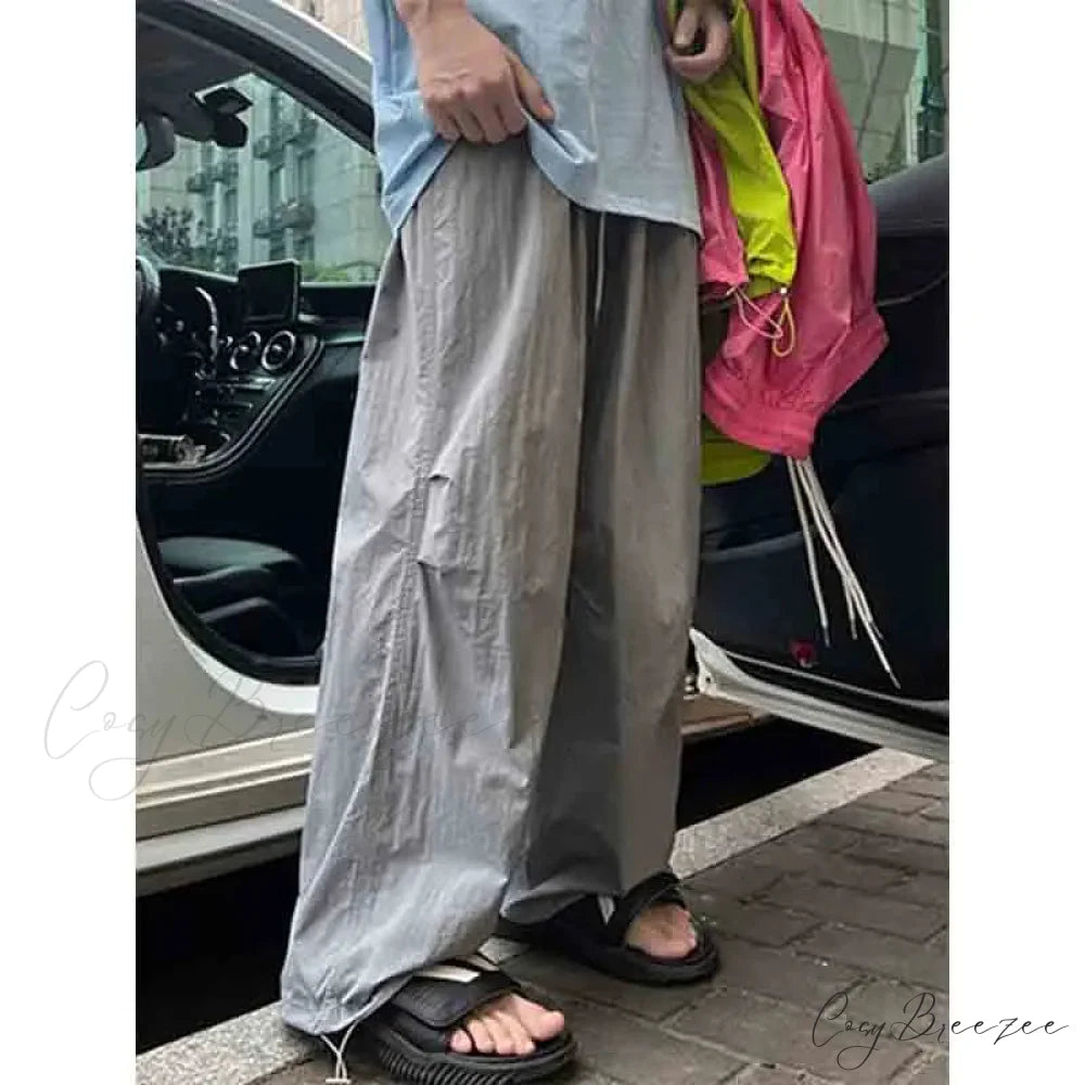 Spicy Girl Relaxed High Waist Pants pants-241228