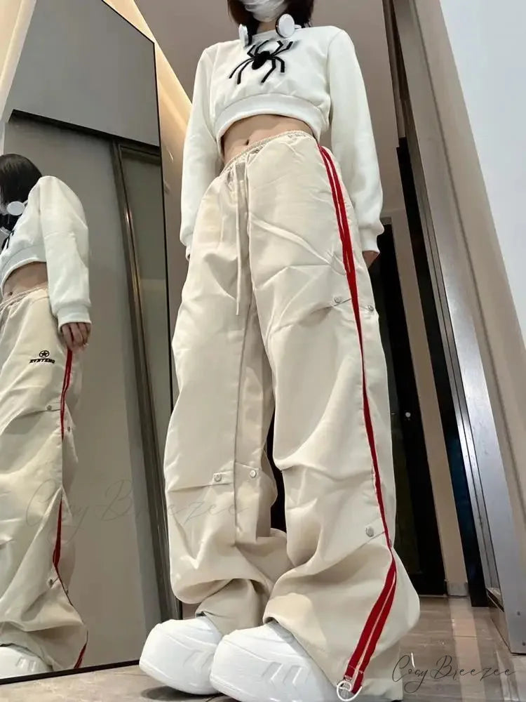 Spring Cargo Pants Joggers white / S pants-241228