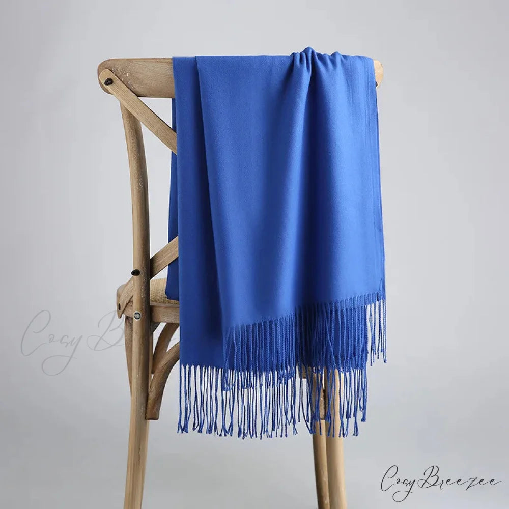Spring Winter Solid Cashmere Scarf Color29 / One Size scarf-241228
