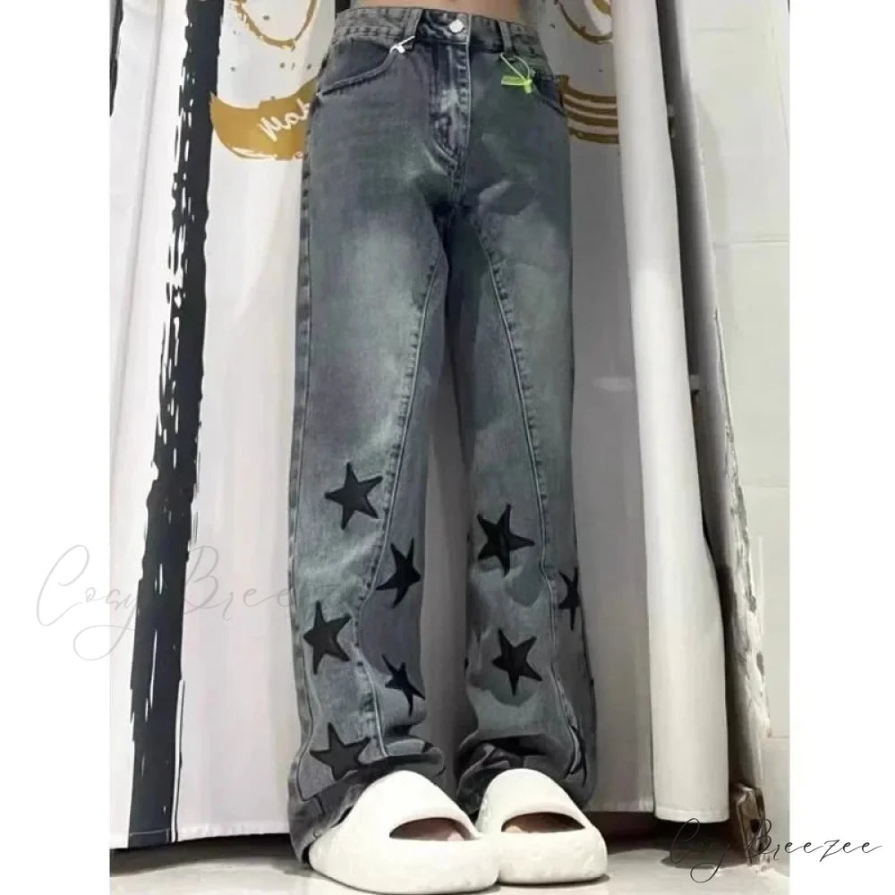 Star Girls Vintage Denim Pants pants-241228