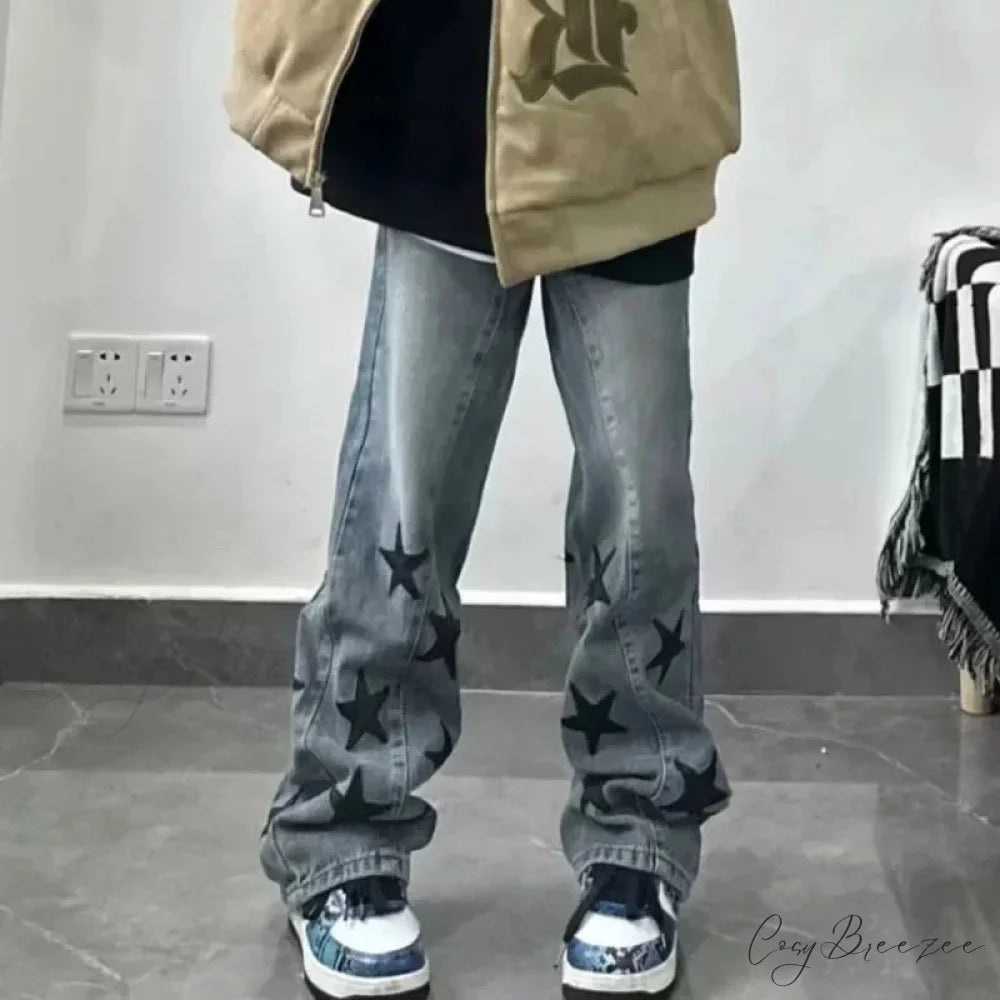 Star Girls Vintage Denim Pants pants-241228