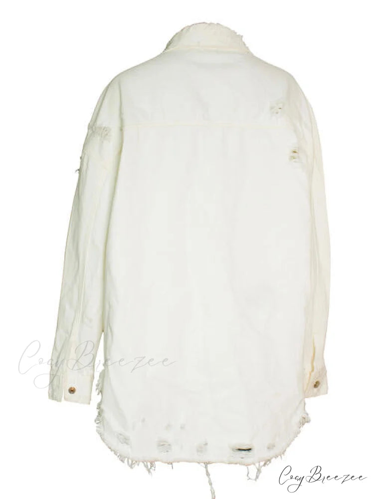 Star Jacket with Denim Pockets