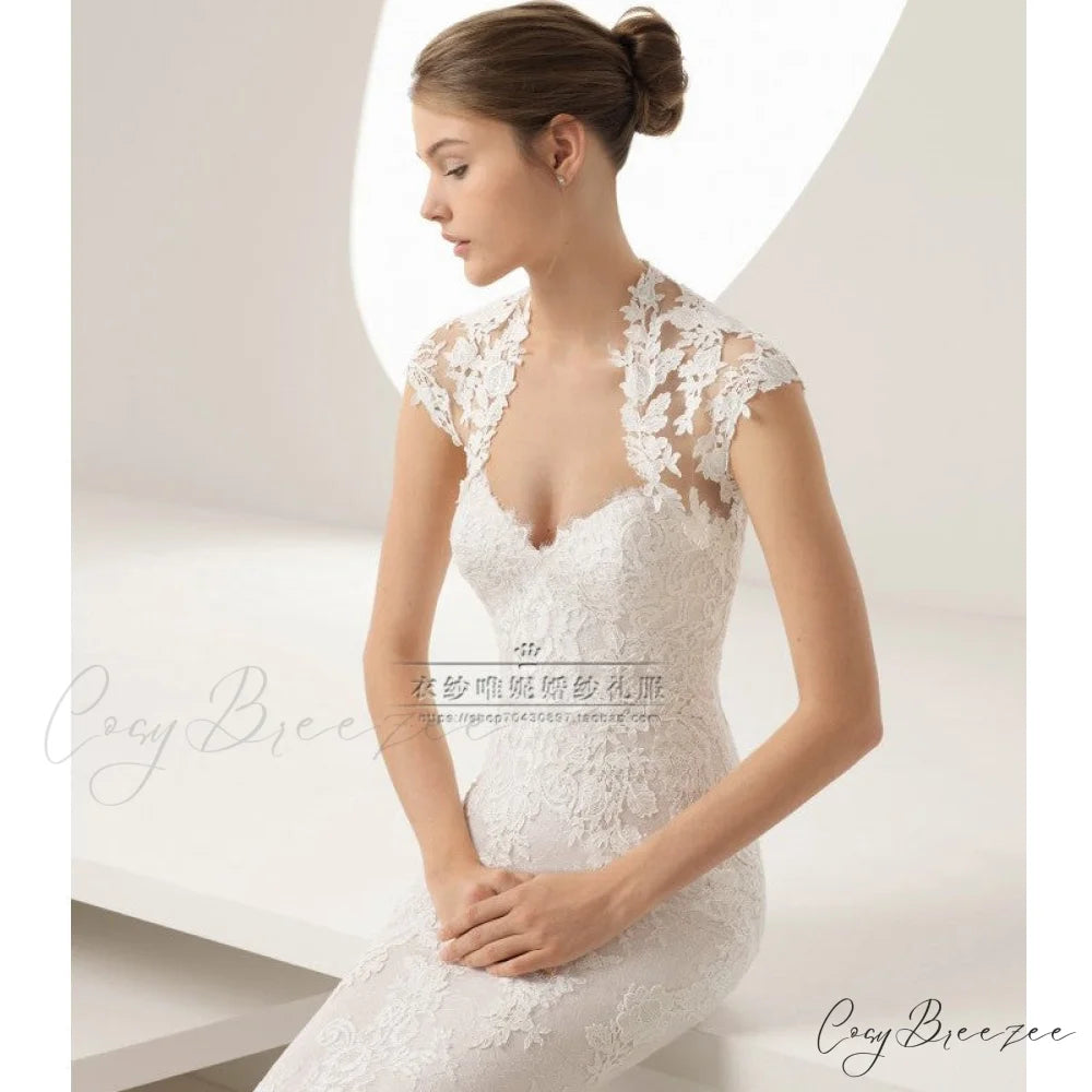 Strapless Mermaid Simple Wedding Dress weddingdress-250223