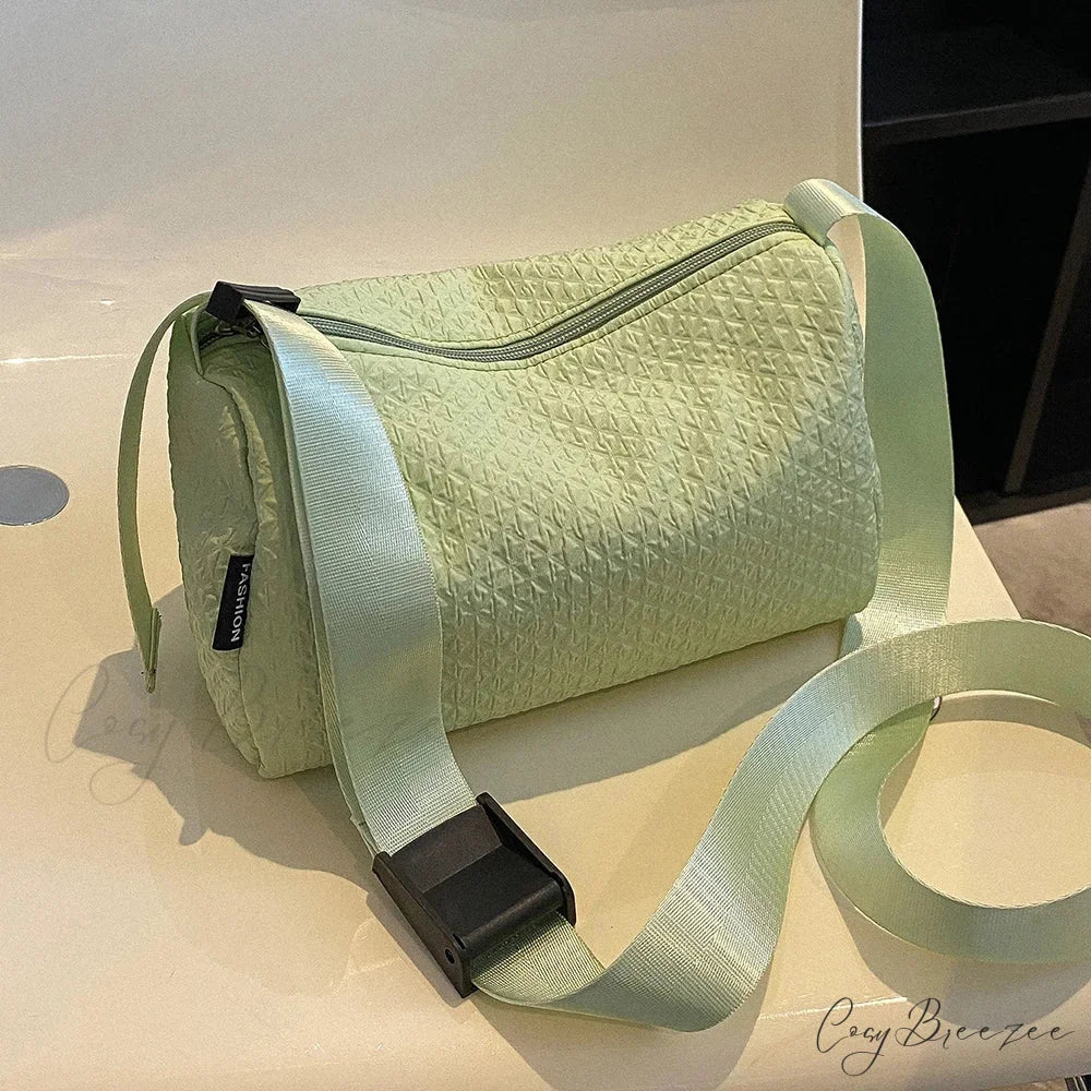 Strawberry Corduroy Mini Crossbody Bag Green crossbody-250126