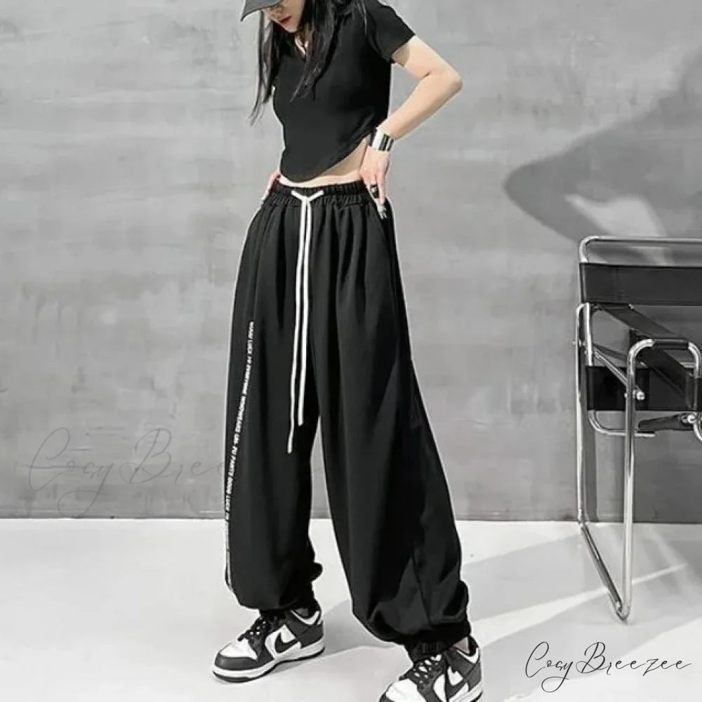 Street Dance Quick-Dry Cargo Pants black 2 / S pants-241228