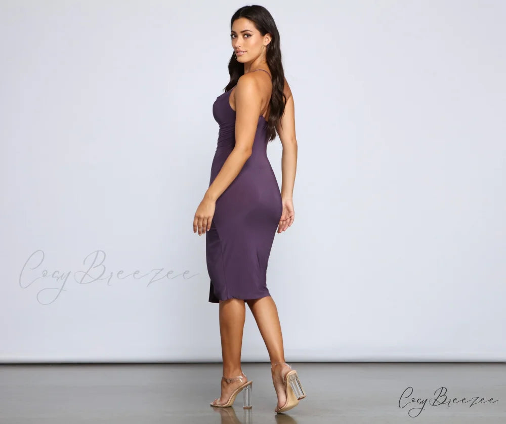 Such A Stylish Stunner Midi Dress