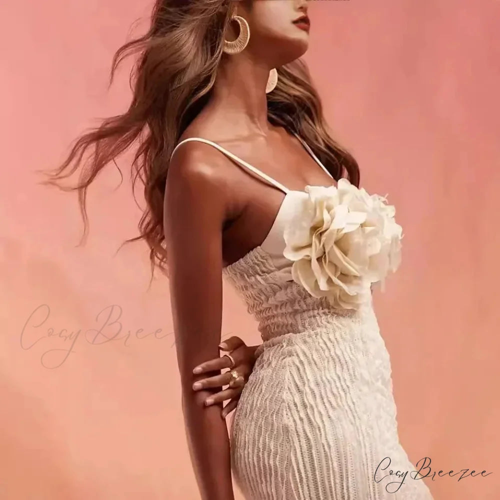 Sweet & Seductive Floral Camisole Dress floraldress-250126