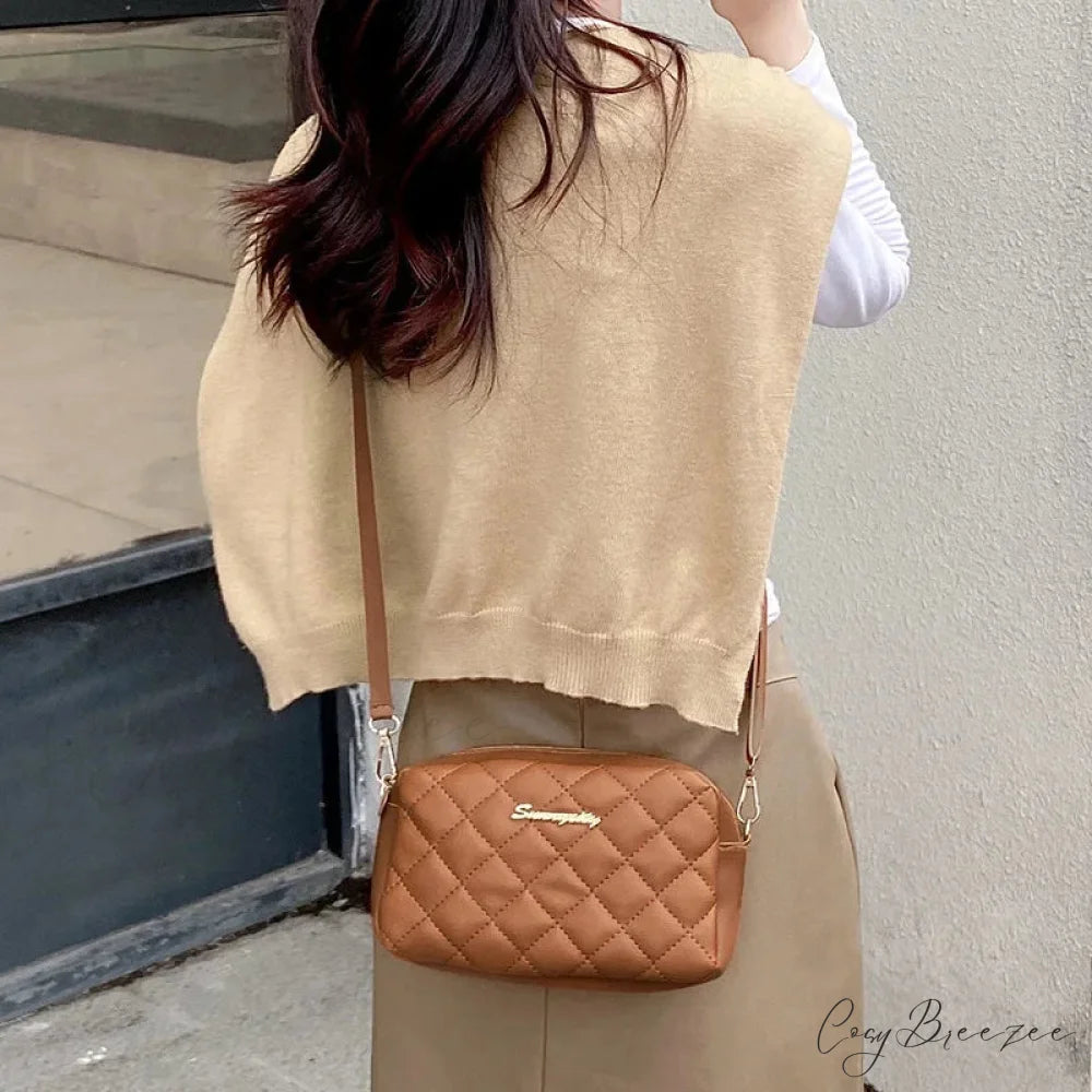 Tassel Embroidery Camera Crossbody Bag crossbody-250126