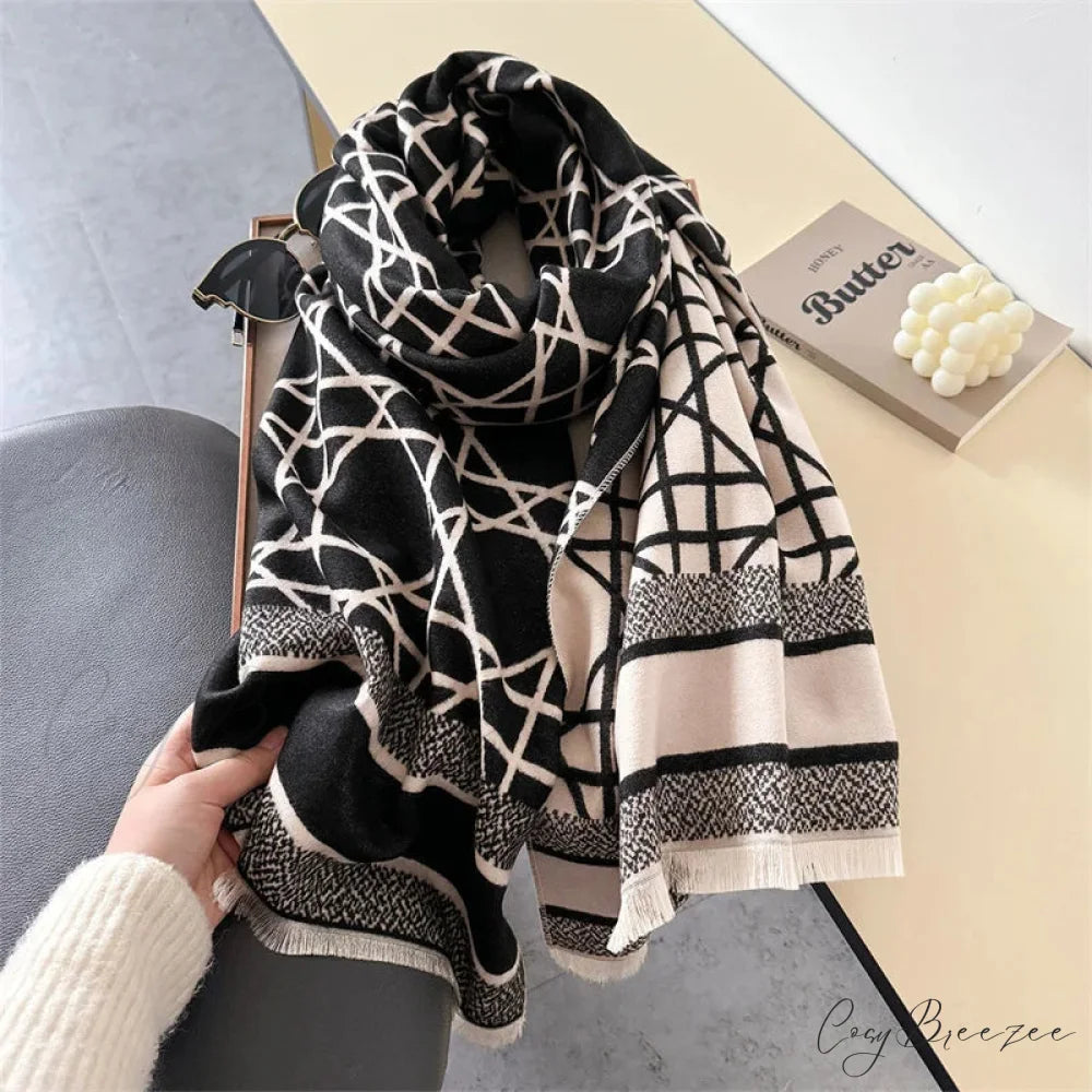 Thick Cashmere Pashmina Shawl Scarf scarf-241228