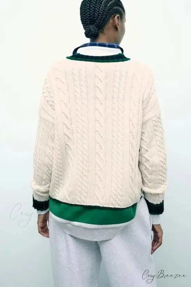 Trendy Eight Leg V-neck Cardigan cardigans-241228