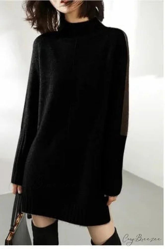 Turtleneck Wool Knit Warm Sweater swraters-241228