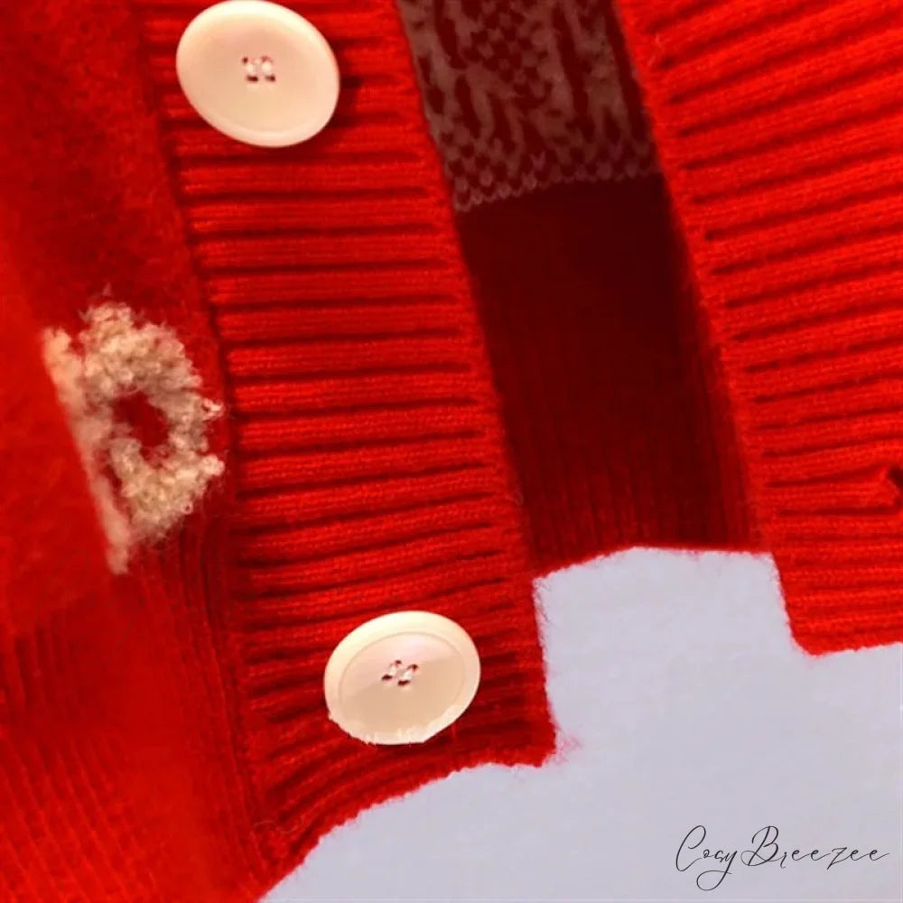 Ugly Christmas Vintage Y2K Knit Cardigan