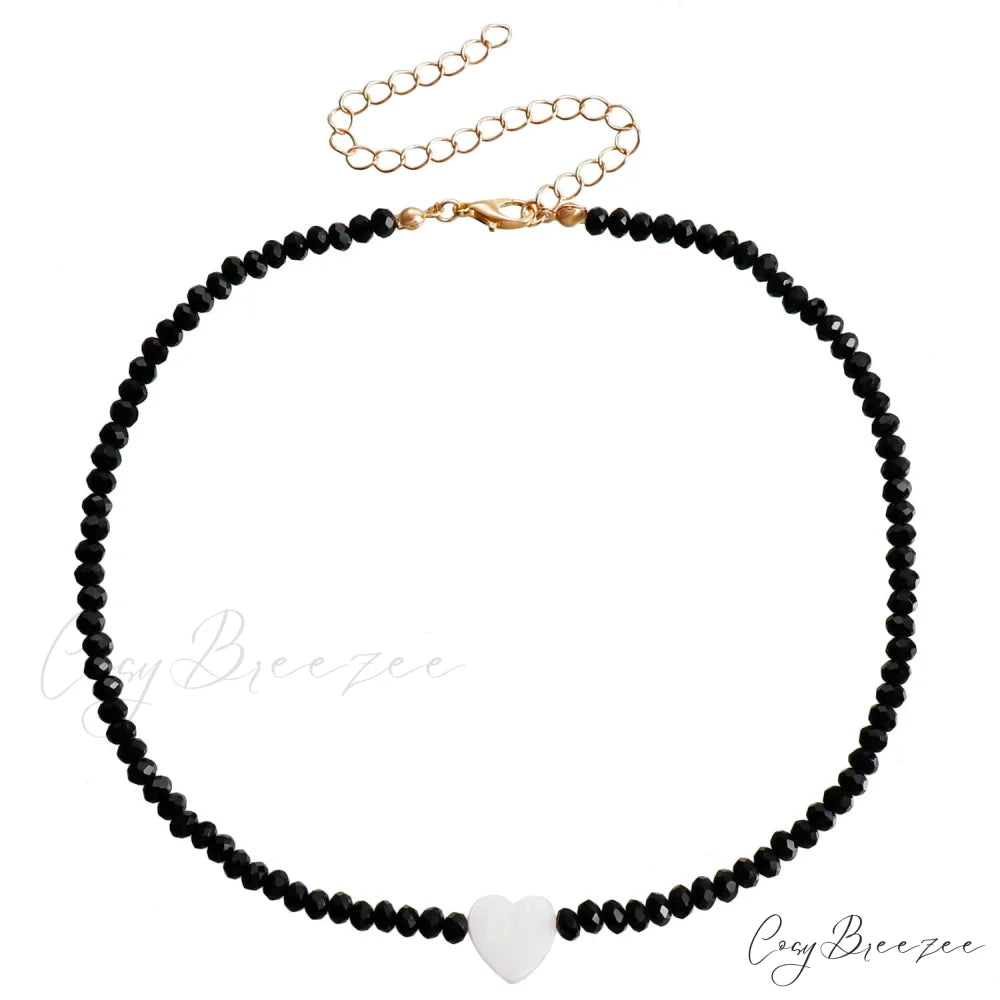 Unique White Water Wave Shell Necklace GOLD