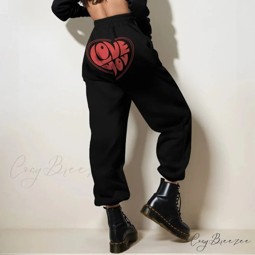 Valentine Day Couple Jogger Pants Grey / S pants-241228