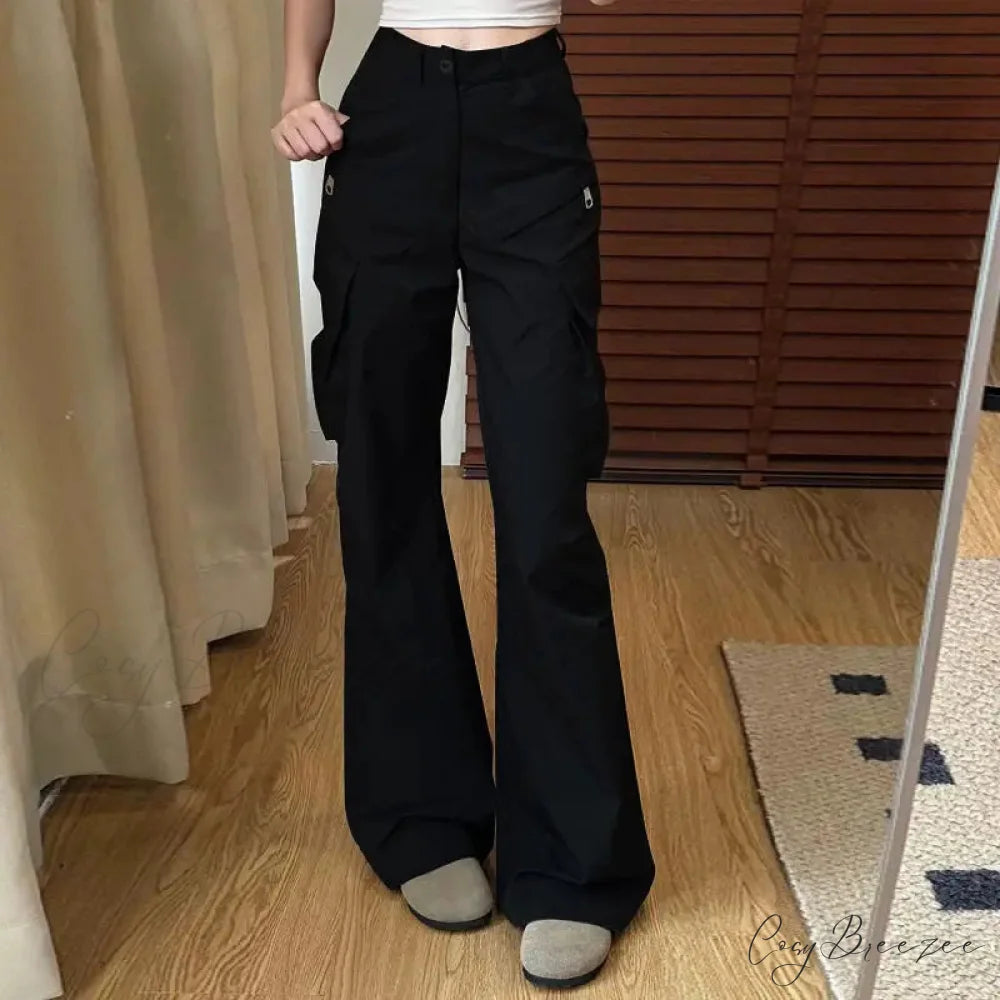 Vintage American Cargo High Waist Pants pants-241228