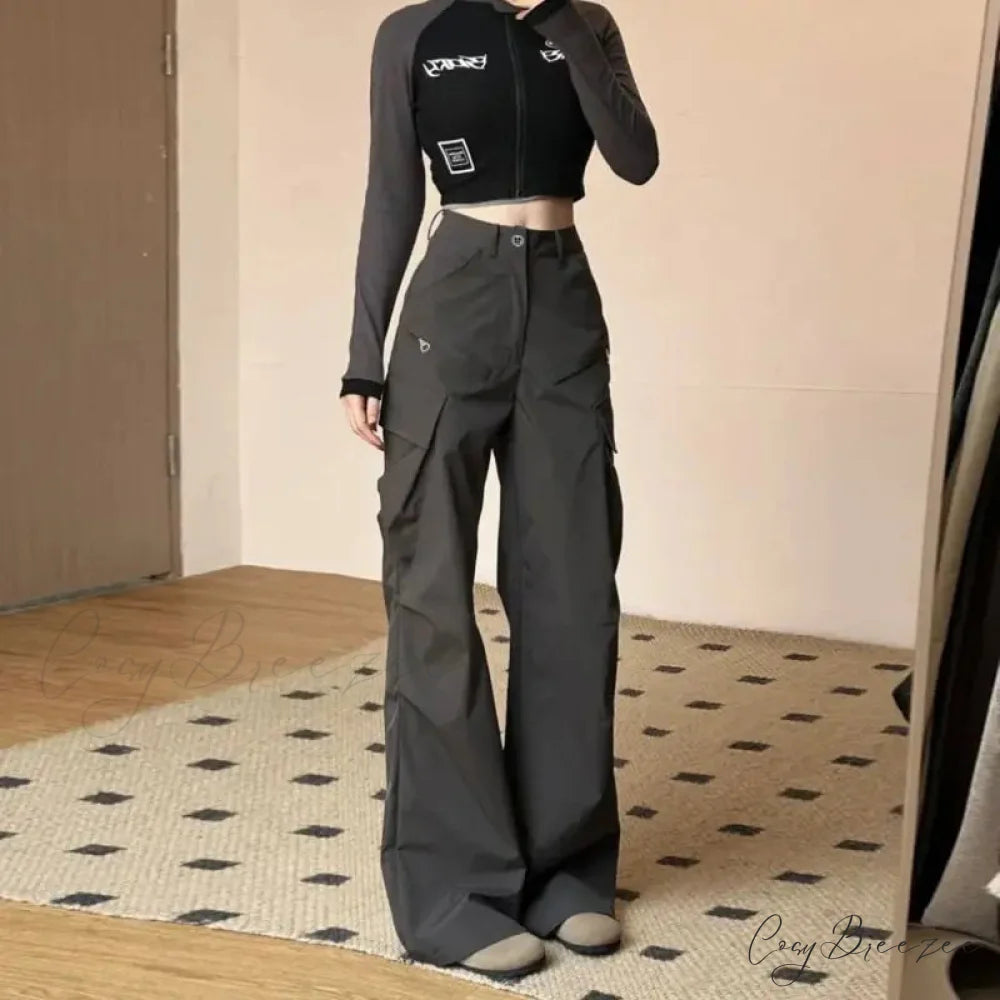 Vintage American Cargo High Waist Pants pants-241228