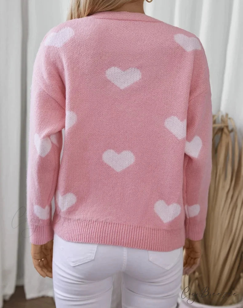 Vintage Love Single-Breasted Loose Cardigan cardigans-241228
