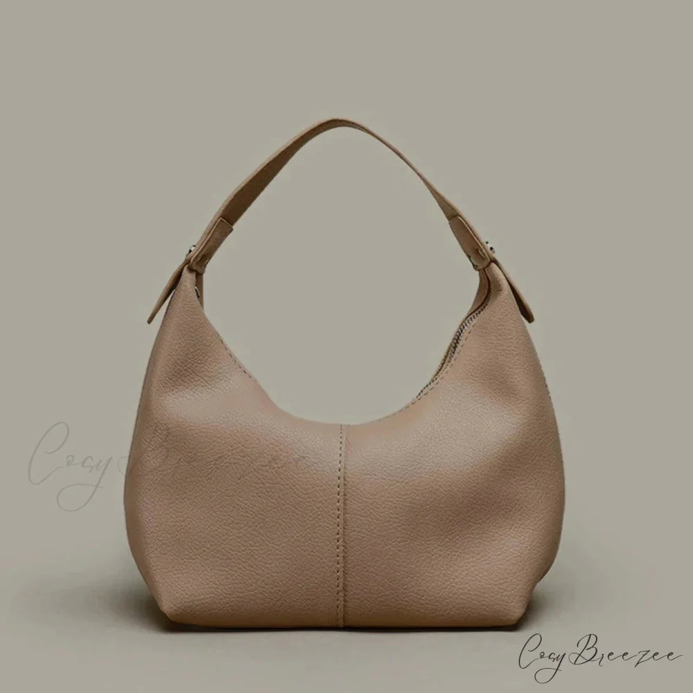 Vintage PU Leather Underarm Shoulder Bag shoulder-250126