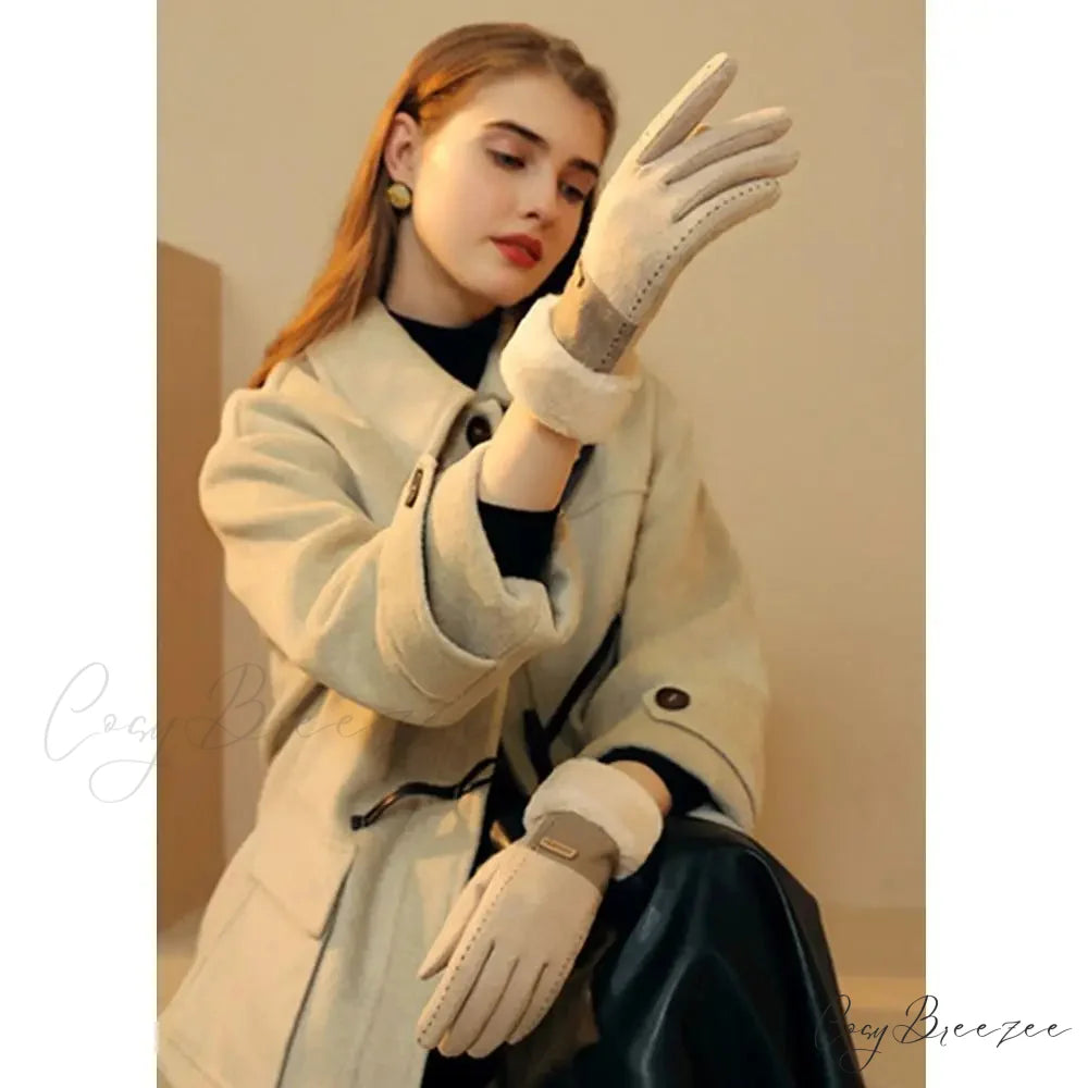 Windproof Thermal Cashmere Winter Christmas Glove