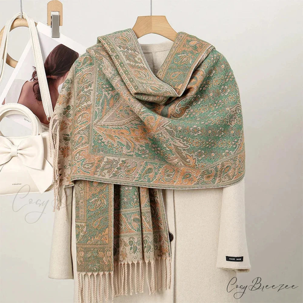 Winter Paisley Cashmere Pashmina Scarf Color20 scarf-241228