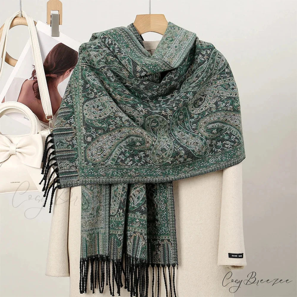 Winter Paisley Cashmere Pashmina Scarf Color4 scarf-241228