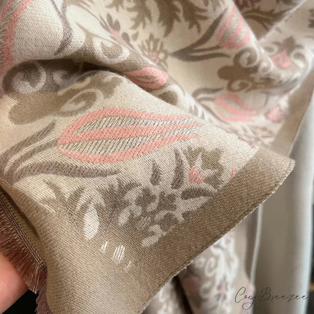 Winter Warm Cashmere Thick Shawl Scarf scarf-241228
