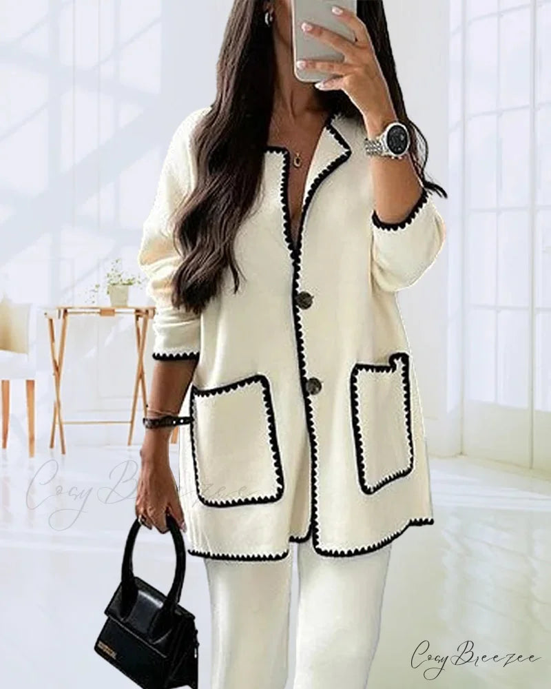 with Cardigan Pockets