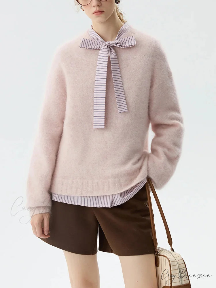 Wool Mohair Thick Pullover Sweater Sweater swraters-241228