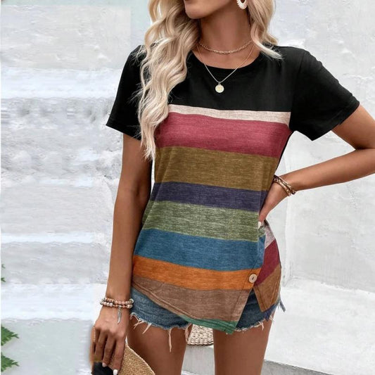 Stripe Colorful T-Shirt