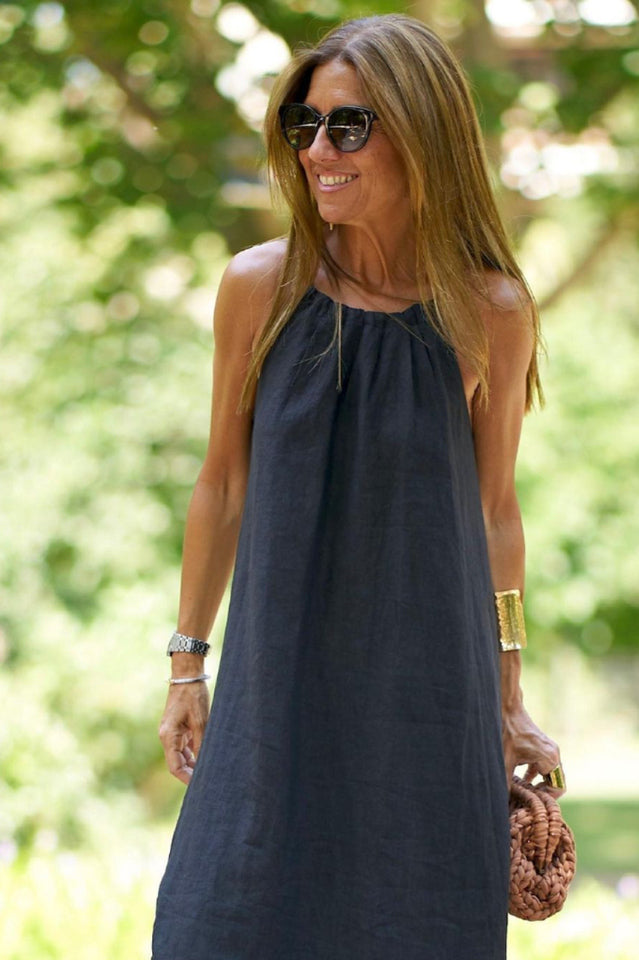 Basic Casual Stylish Outdoor Halter Dress