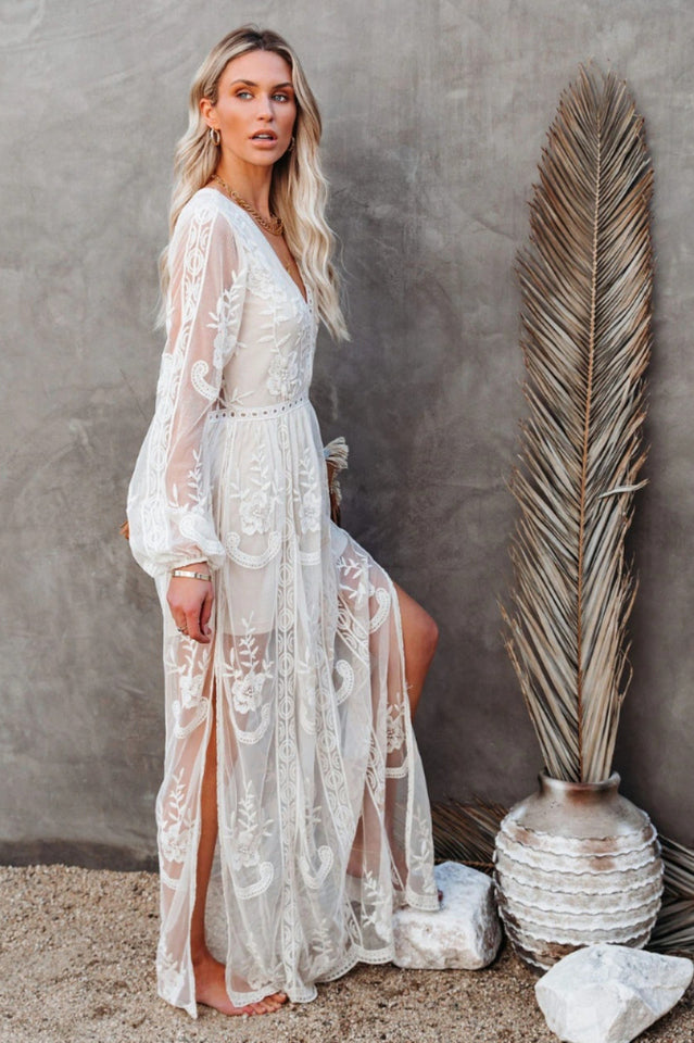 Boho Lace Stylish Maxi Dress