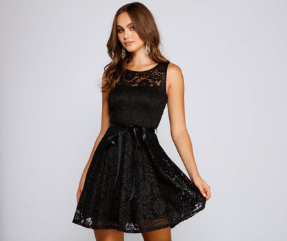 Violetta Formal Glitter Charming And Lace Party Dress