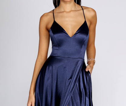 Cosybreezee - Blake Lace Back Satin Dress