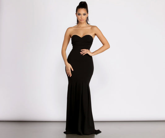 Aspyn Strapless Sweetheart Mermaid Formal Dress - Lady Occasions