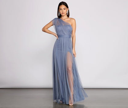 Rebecca Tulle Stylish A-Line Formal Dress