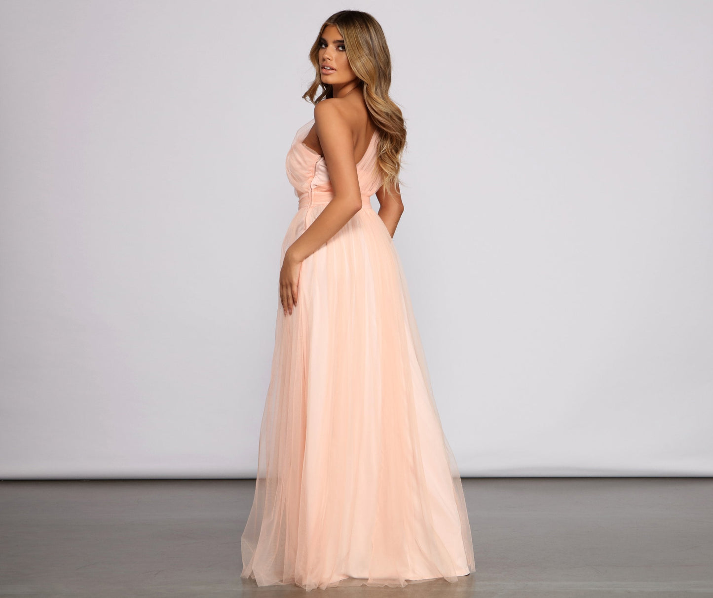 Rebecca Tulle Stylish A-Line Formal Dress