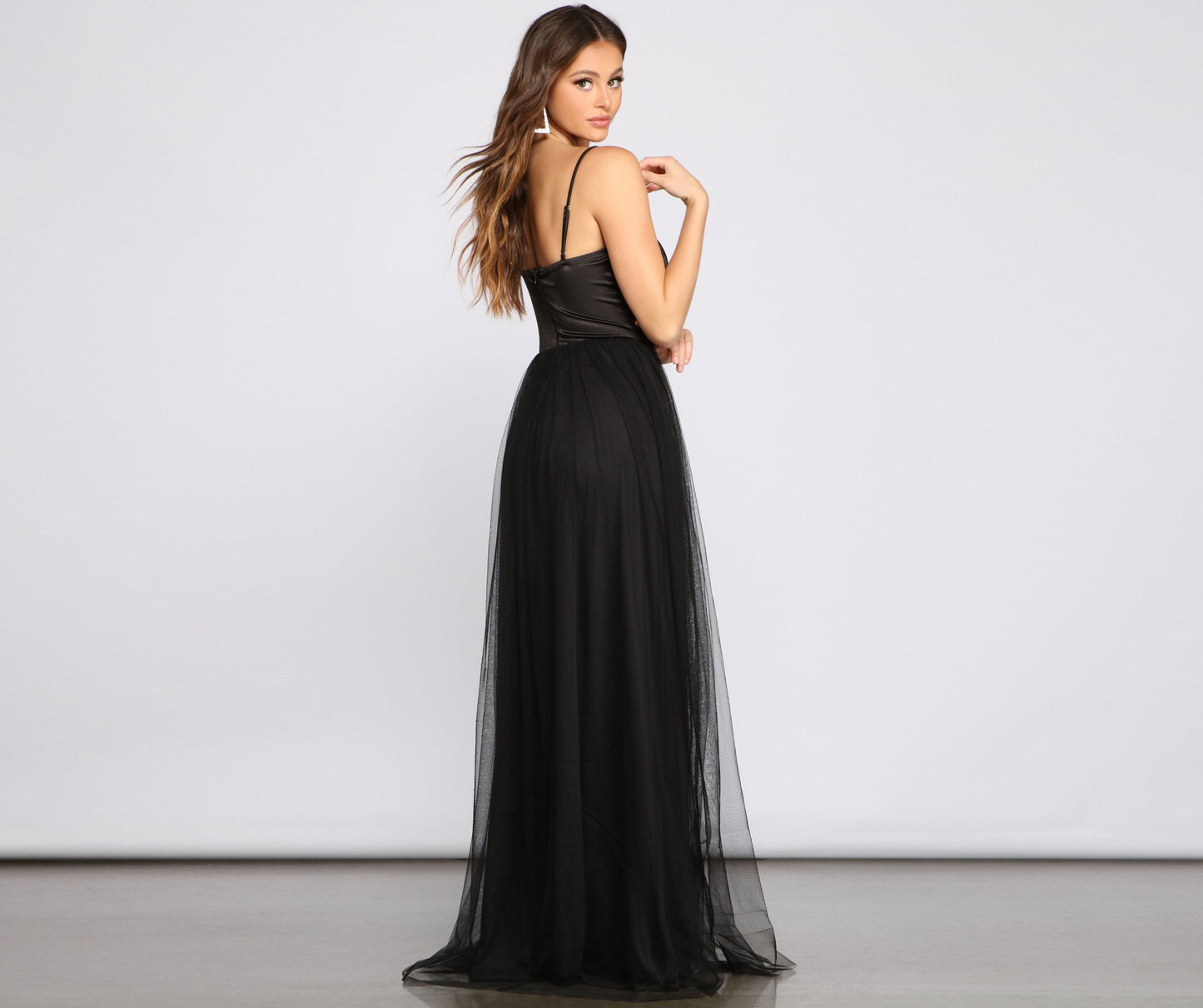 Cosybreezee - Bria Mesh Tulle Corset Gown