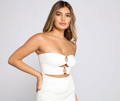 Cosybreezee - Charming Cutout Mini Dress - Nights Like This