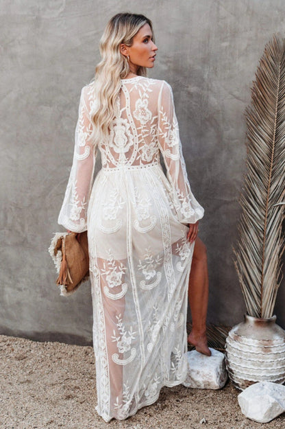 Boho Lace Stylish Maxi Dress