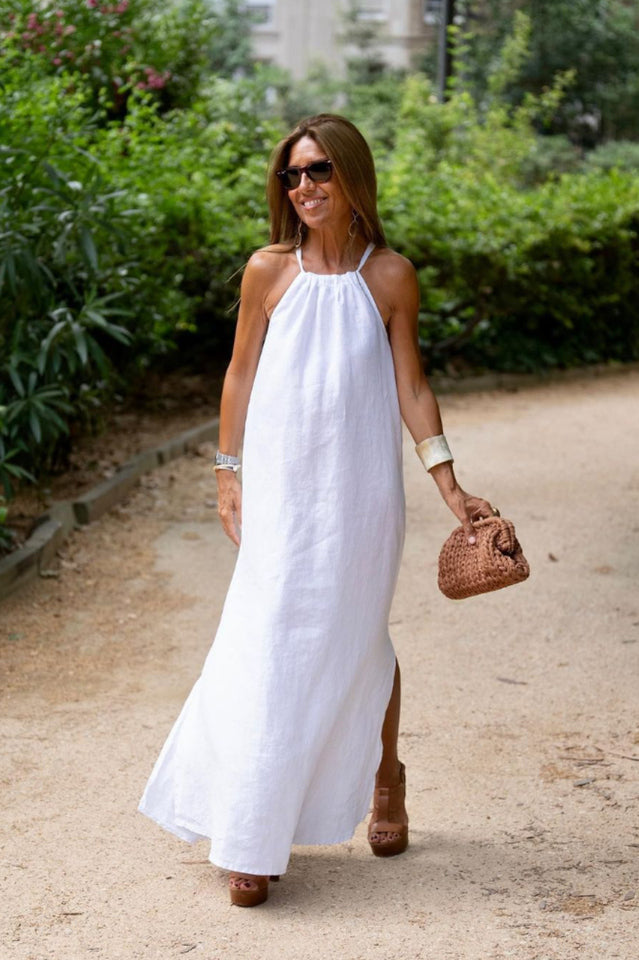 Basic Casual Stylish Outdoor Halter Dress